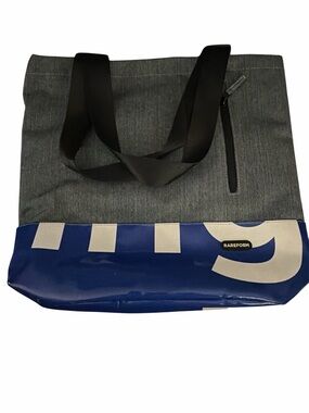 Rareform Gray and Blue Recycled Tote Bag